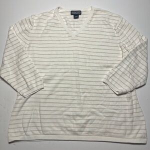 2/$20 Lands End 3/4 Sleeve Cotton Sweater